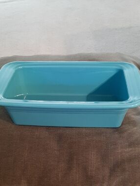 Fiesta Turquoise Ceramic Loaf Pan